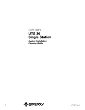 Sperry instrument UTS 30 System Installation