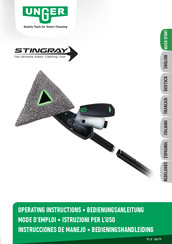 unGer Stingray Cleaning System OS Operating Instructions Manual