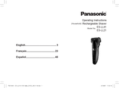 Panasonic ES-LL21 Operating Instructions Manual