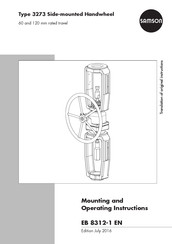 Samson 3273 Mounting And Operating Instructions