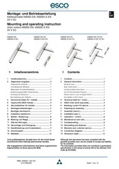 Esco KM35D TD-VH Manuals | ManualsLib