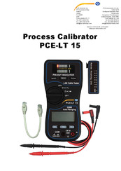 PCE Instruments PCE-LT 15 Manual