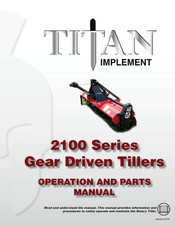 Titan Implement 2100 Series Operation And Parts Manual