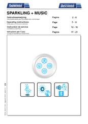 Duscholux Sparkling + Music Operating Instructions Manual