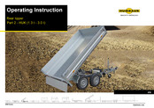 Humbaur 3000 Series Operating Instructions Manual