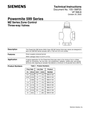 Siemens Powermite 599 Series Technical Instructions