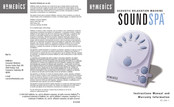 HoMedics SOUND SPA SS-200-1 Instruction Manual