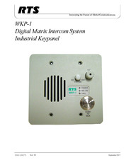 RTS WKP-1 Manual