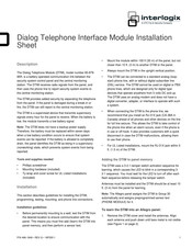 Interlogix DTIM Installation Sheet