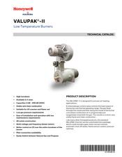 Honeywell MAXON VALUPAK-II Series Technical Catalogue