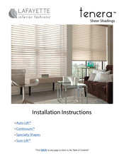 Lafayette Tenera Continuum Installation Instructions Manual