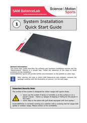 Science & Motion SAM BalanceLab Quick Start Manual