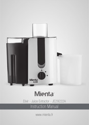 Milenta Elixir JE29222A Instruction Manual