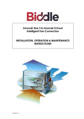 Biddle Innovair Size 3 Installation, Operation & Maintenance Instructions Manual