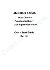 Juntek JDS2800-15M Quick Start Manual