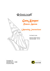 StarLogixs GateKeeper RR-07 Operating Instructions Manual