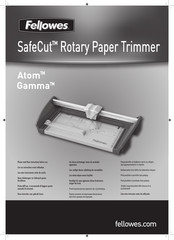 Fellowes Safecut Atom Series Instructions