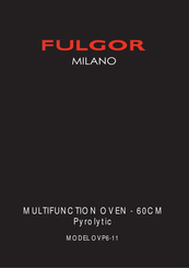 Fulgor Milano OVP6-11 Manual