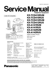 Panasonic KX-TCD410RUS Service Manual