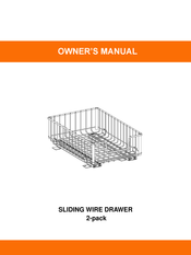 Trinity SLIDING WIRE DRAWER Owner's Manual
