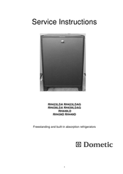 Dometic RH439D Service Instructions Manual
