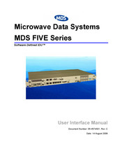 Microwave Data Systems MDS FIVE Series User Interface Manual