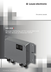 Leuze electronic MA 208i Technical Description
