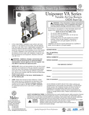 Midco Unipower V5 Oem Installation & Start Up Instructions