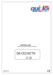 quiko QK-CE220CTN Installation And Operation Manual