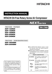 Hitachi DSP-160V6WN Instruction Manual