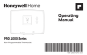 Honeywell Home PRO 1000 Series Operating Manual