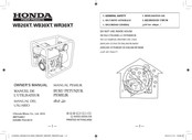 Honda WR30XT Owner's Manual