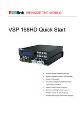 RGBlink VSP 168HD Quick Start Manual