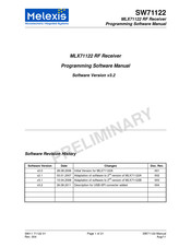 Melexis MLX71122 Programming Software Manual