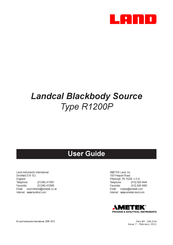 Ametek Landcal R1200P User Manual