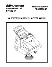 Minuteman PowerBoss 36 Operation Service Parts Care