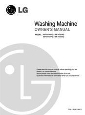 LG WF-H700PC Owner's Manual