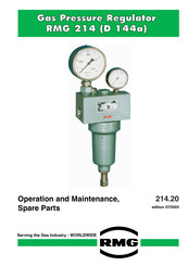RMG D 144a Operation And Maintenance, Spare Parts