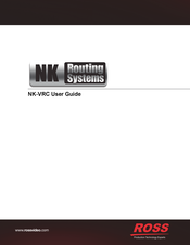 Ross NK Series User Manual