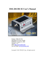 Oosec OSE-201 Ie Users Manual