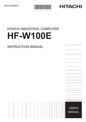 Hitachi HF-W100E Instruction Manual
