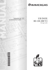 Immergas UB INOX 200 V2 Instruction And Recommendation Booklet