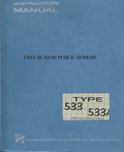 Tektronix 533A Instruction Manual