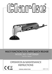 Clarke CMFT300QR Operation & Maintenance Instructions Manual