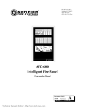 Notifier AFC-600 Programming Manual
