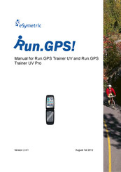 eSymetric Run.GPS UV Manual