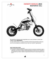 d'Magna MASTERFOX 125cc 2016 Owner's Manual