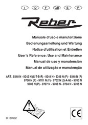 REBER 9346 NF Use And Maintenance