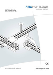 Arjohuntleigh Kwiktrak Gate Instructions For Use Manual