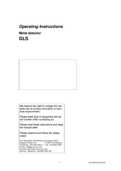 S+S GLS 350/150 GENIUS+ Operating Instructions Manual